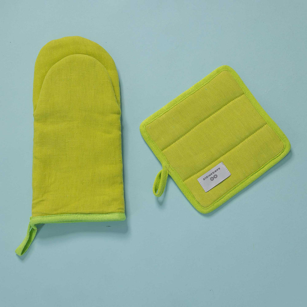 organic hemp pot holder oven mitt