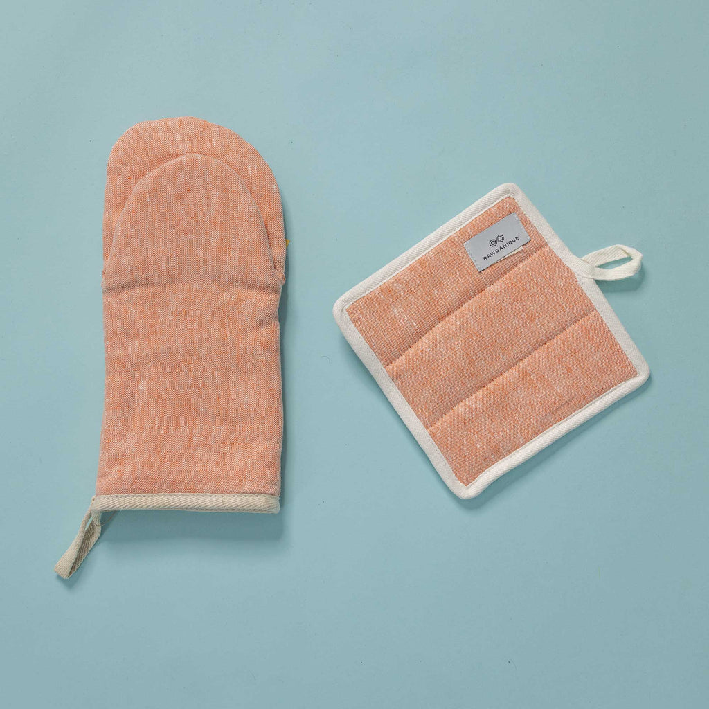 chemical-free hemp potholder oven mitt