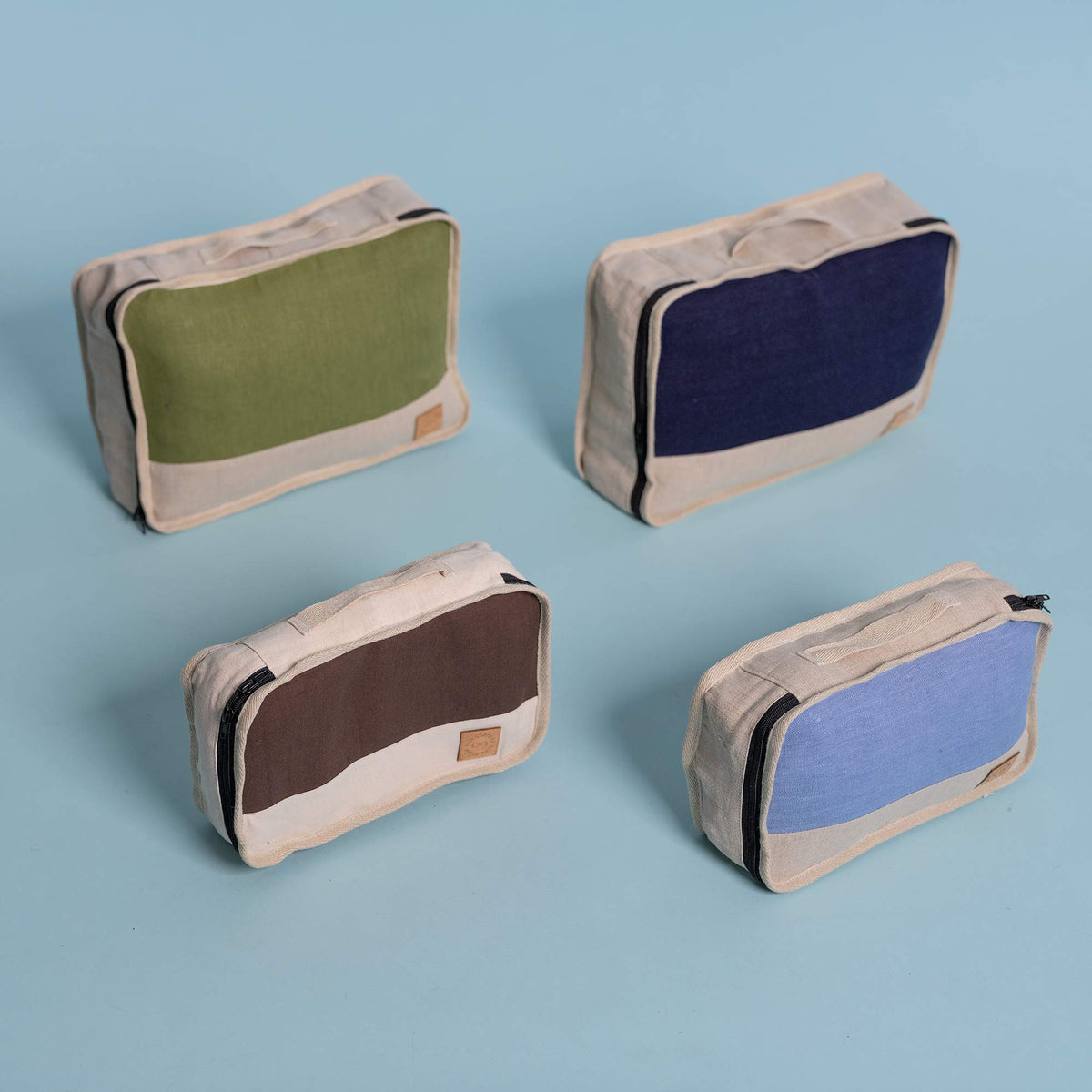 100% Organic Hemp Packing Cubes / Wardrobe Organizers – Rawganique