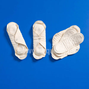 100% organic cotton washable menstrual pads