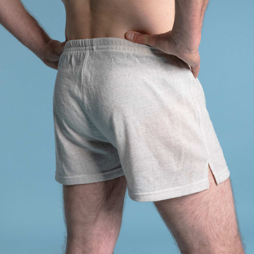 plastic-free organic merino wool boxers
