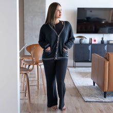 Load image into Gallery viewer, polyester-free 100% organic cotton cardigan sweater