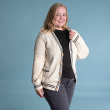 Load image into Gallery viewer, organic cotton cardigan sweater polyester-free