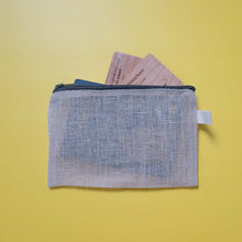 Load image into Gallery viewer, 100% hemp zippered bag