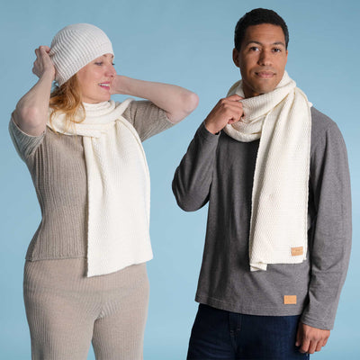 organic merino wool scarf