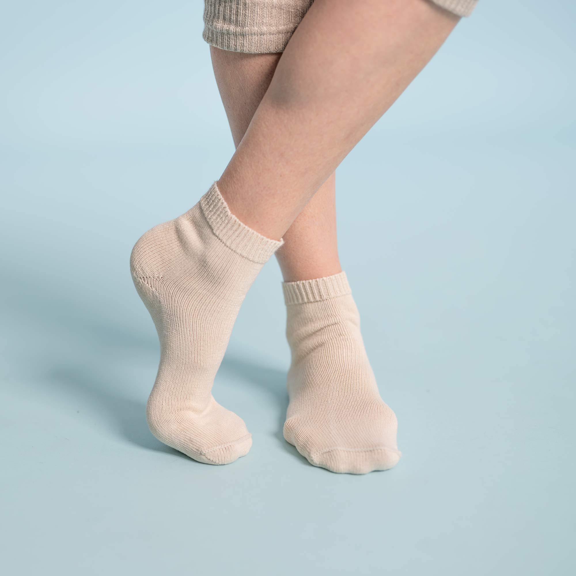 100% Organic Cotton Socks (Elastic-Free, Latex-Free, No Polyester ...