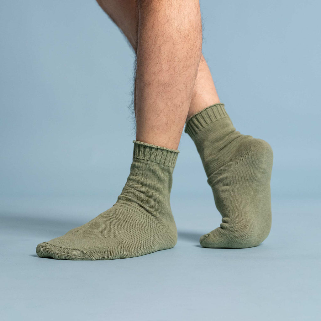 plastic-free 100% organic cotton socks
