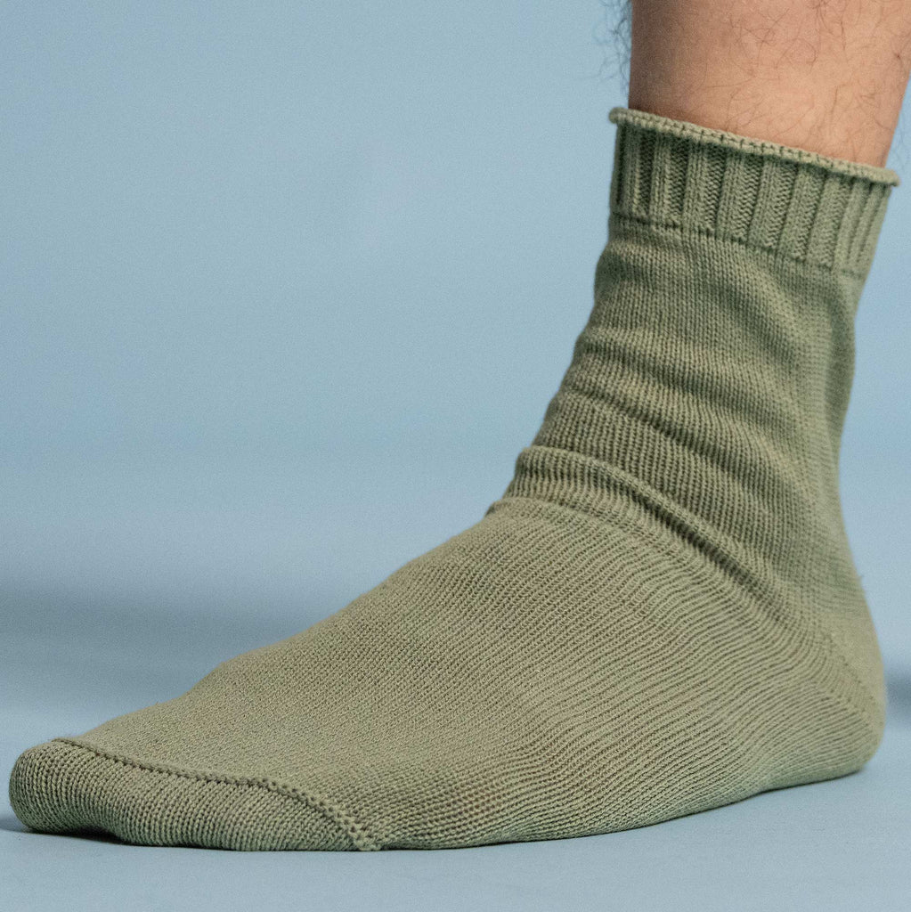 polyester-free 100% organic cotton socks