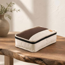 Load image into Gallery viewer, organic cotton compression travel packing cube