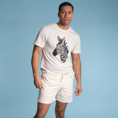 100% organic cotton t-shirt printed with biodegradable vegetable ink