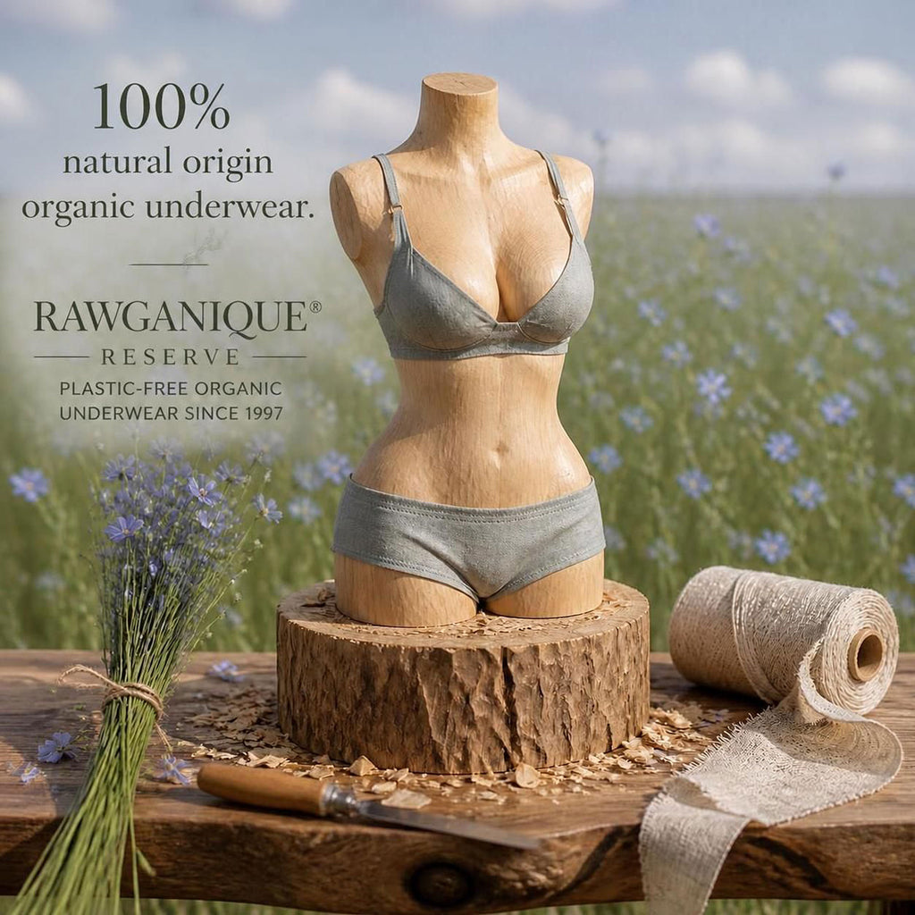 plastic-free 100% linen panty for women