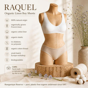 plastic-free linen underwear for women