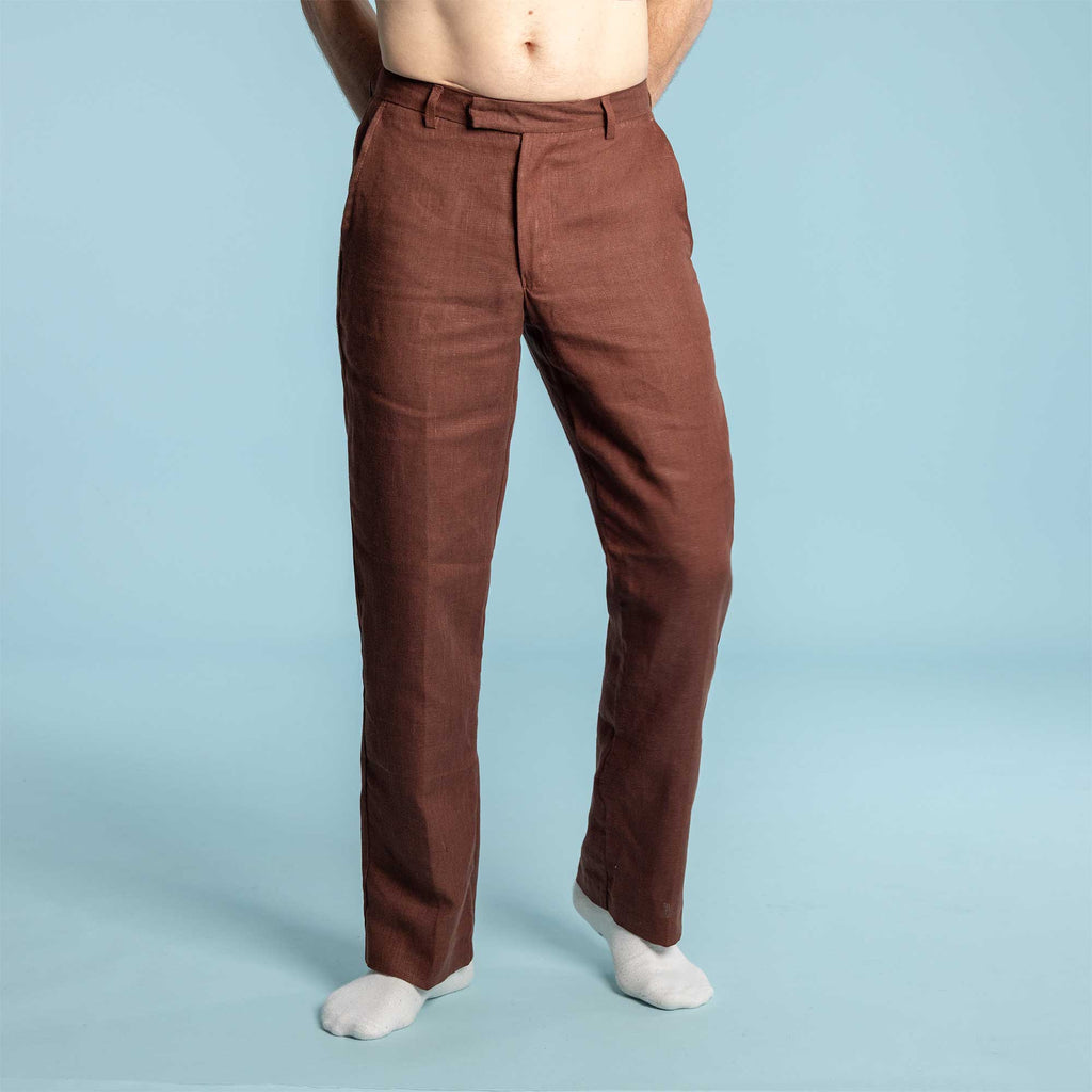 Low Rise Hemp Dress Slacks Pants 30x30 / Natural Low Rise Hemp Dress Slacks Pants 30x30 / Natural