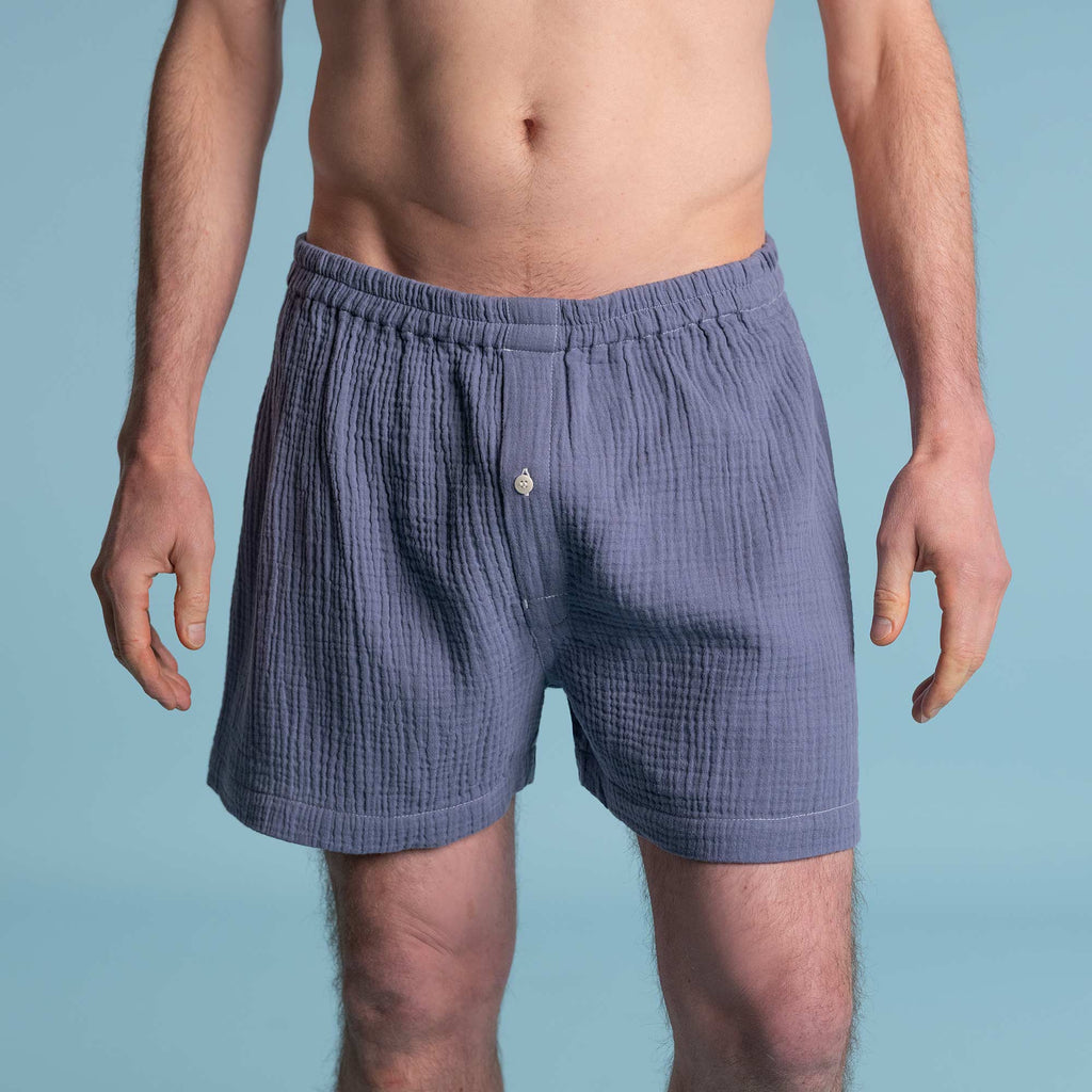 100% organic mesh boxer shorts