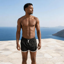 Load image into Gallery viewer, 100% organic linen workout shorts plastic-free
