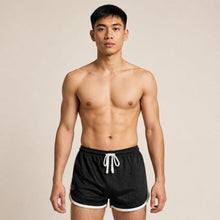 Load image into Gallery viewer, 100% organic linen knit gym shorts plastic-free