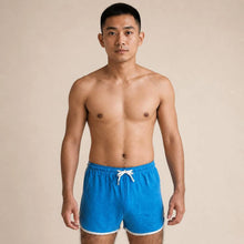Load image into Gallery viewer, organic linen workout shorts plastic-free