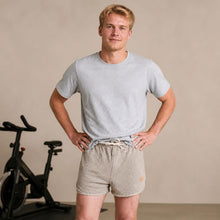 Load image into Gallery viewer, organic linen workout shorts plastic-free