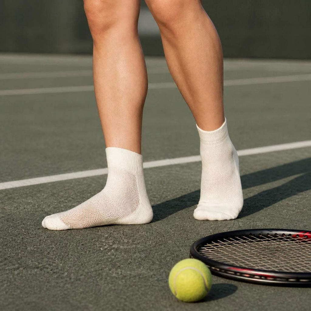 certified organic cotton tennis sports socks