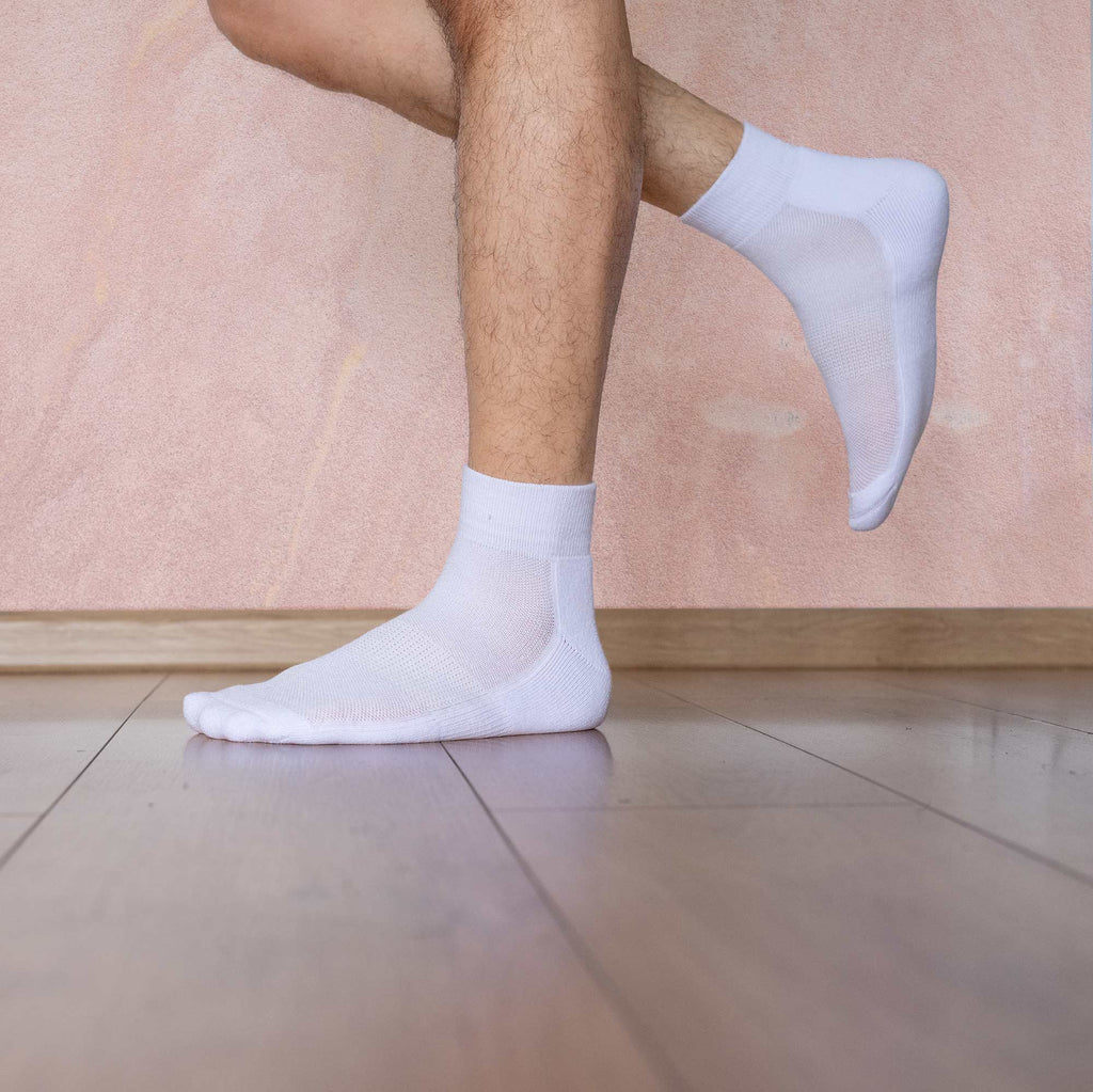 organic cotton tennis sports anklet socks