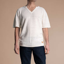 Load image into Gallery viewer, plastic-free 100% organic linen knit shirt