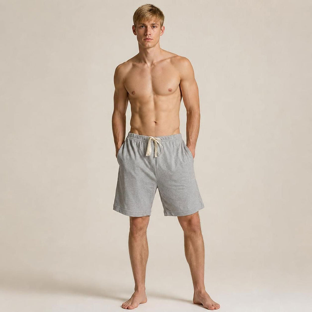 SAN PEDRO 100% Organic Cotton Dorm Shorts (OC Thread, Organic Elastic, No Polyester, No Plastic, No Synthetics) (100% Biodegradable)