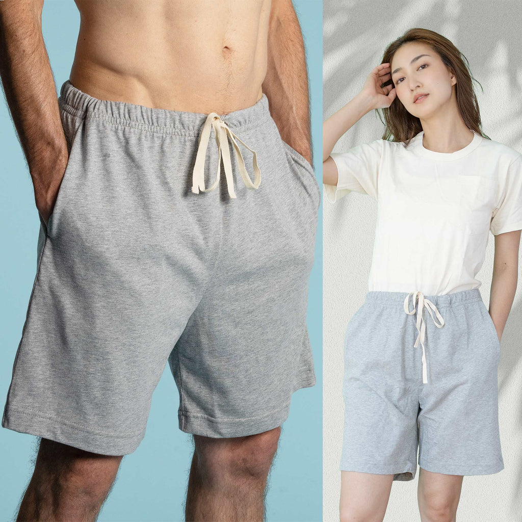 SAN PEDRO 100% Organic Cotton Shorts (OC Thread, Organic Elastic, No Polyester, No Plastic, No Synthetics) (100% Biodegradable)