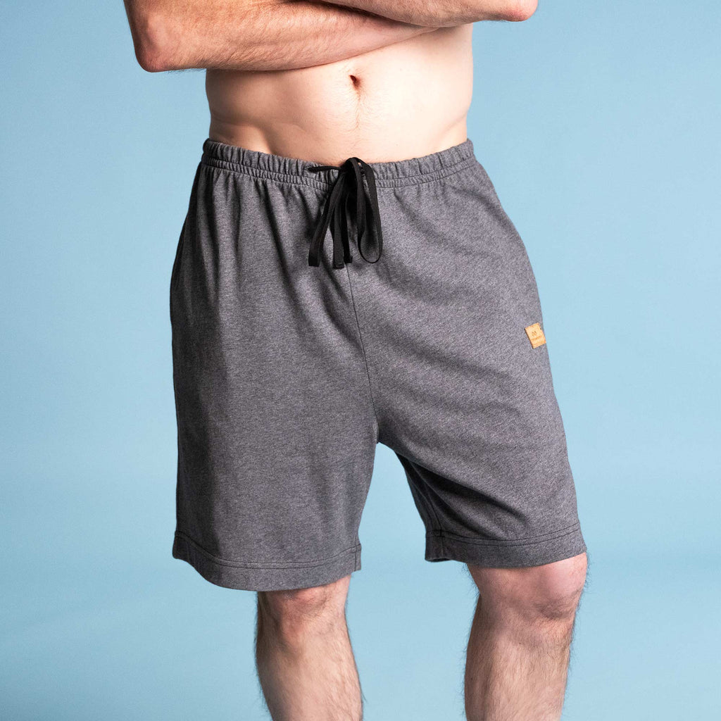 plastic-free organic cotton shorts
