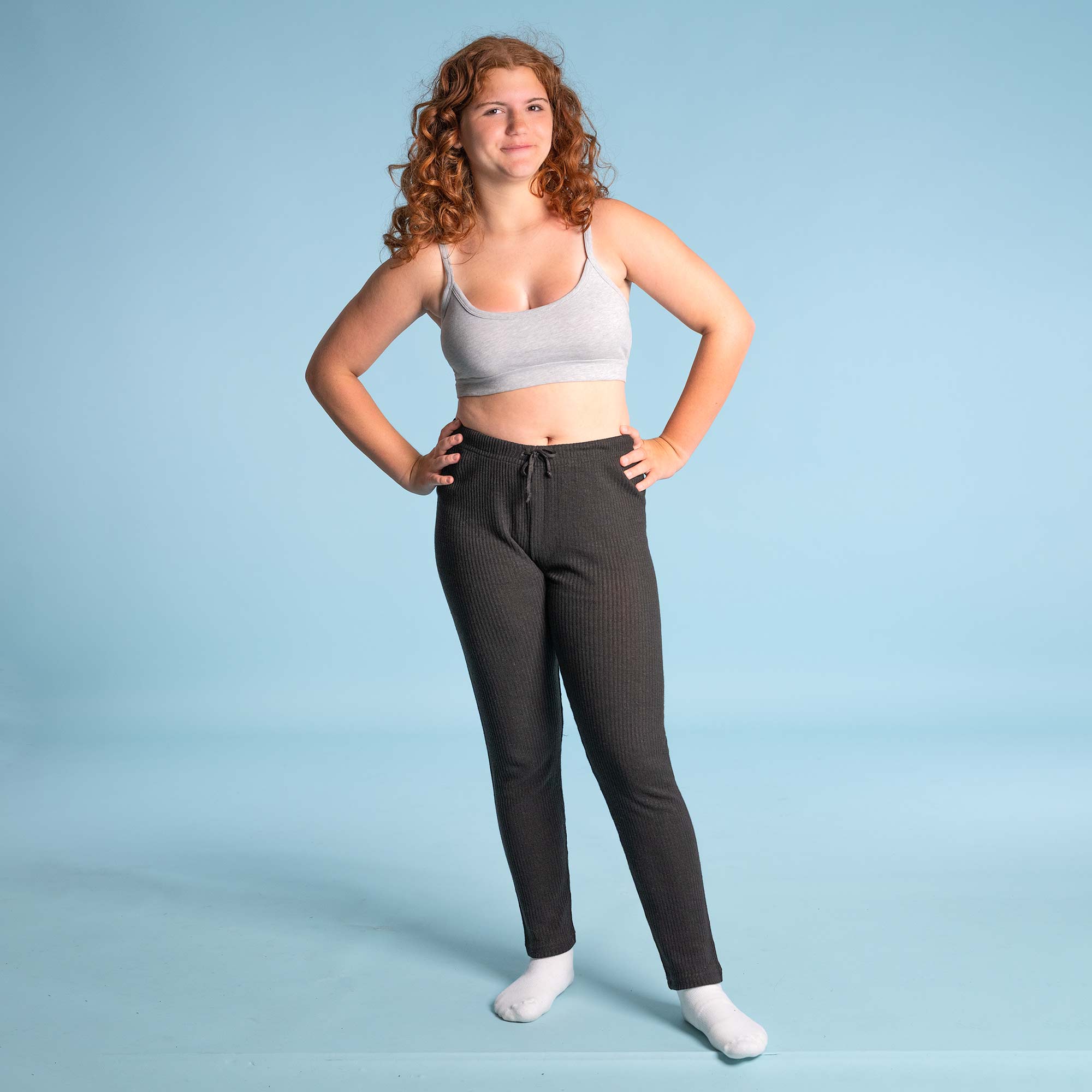 100% Organic Linen Knit Leggings (Organic Elastic & OC Thread 