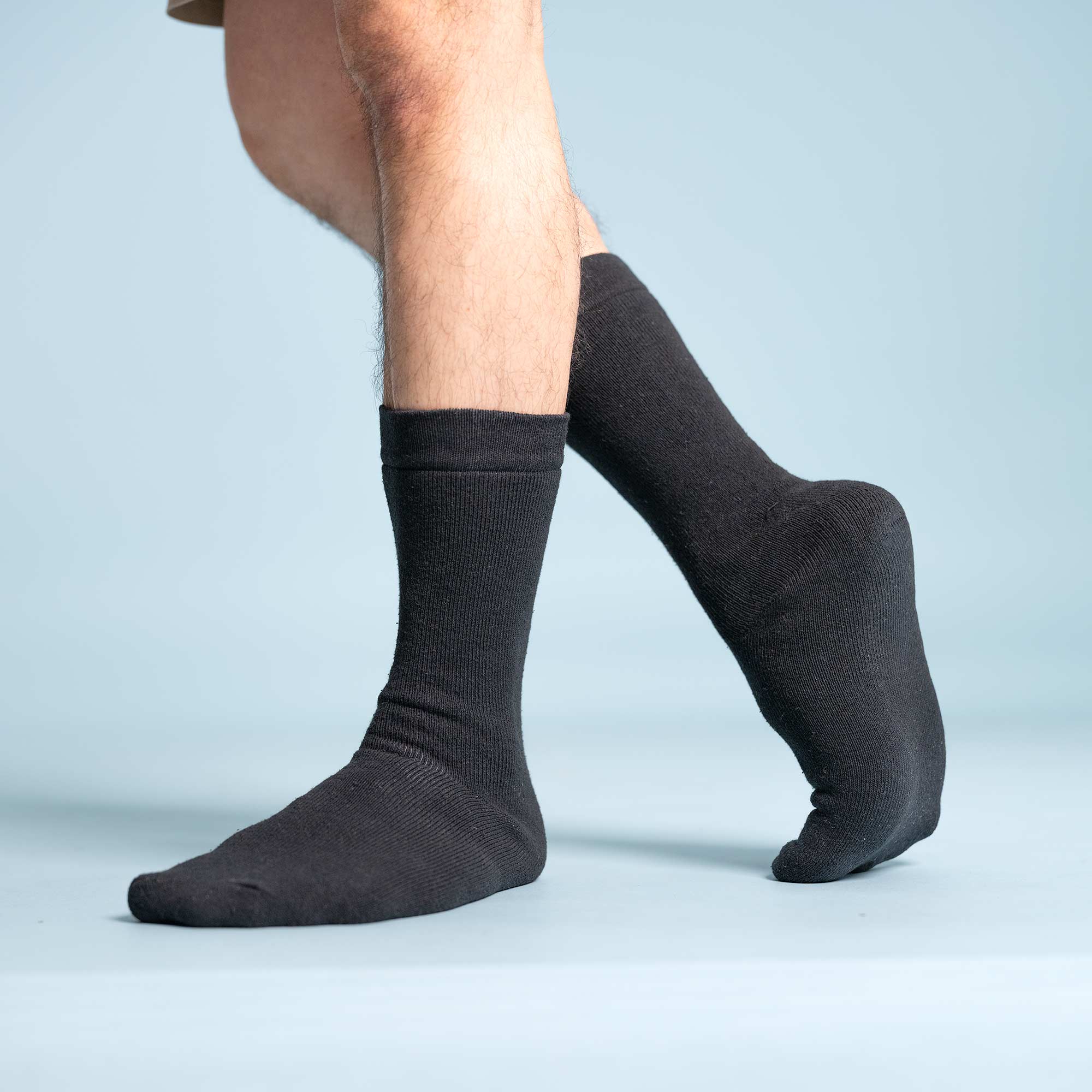 mens organic cotton dress socks Maggie's Organics Organic Cotton Beekeeper Dress Socks, Black/Grey / M