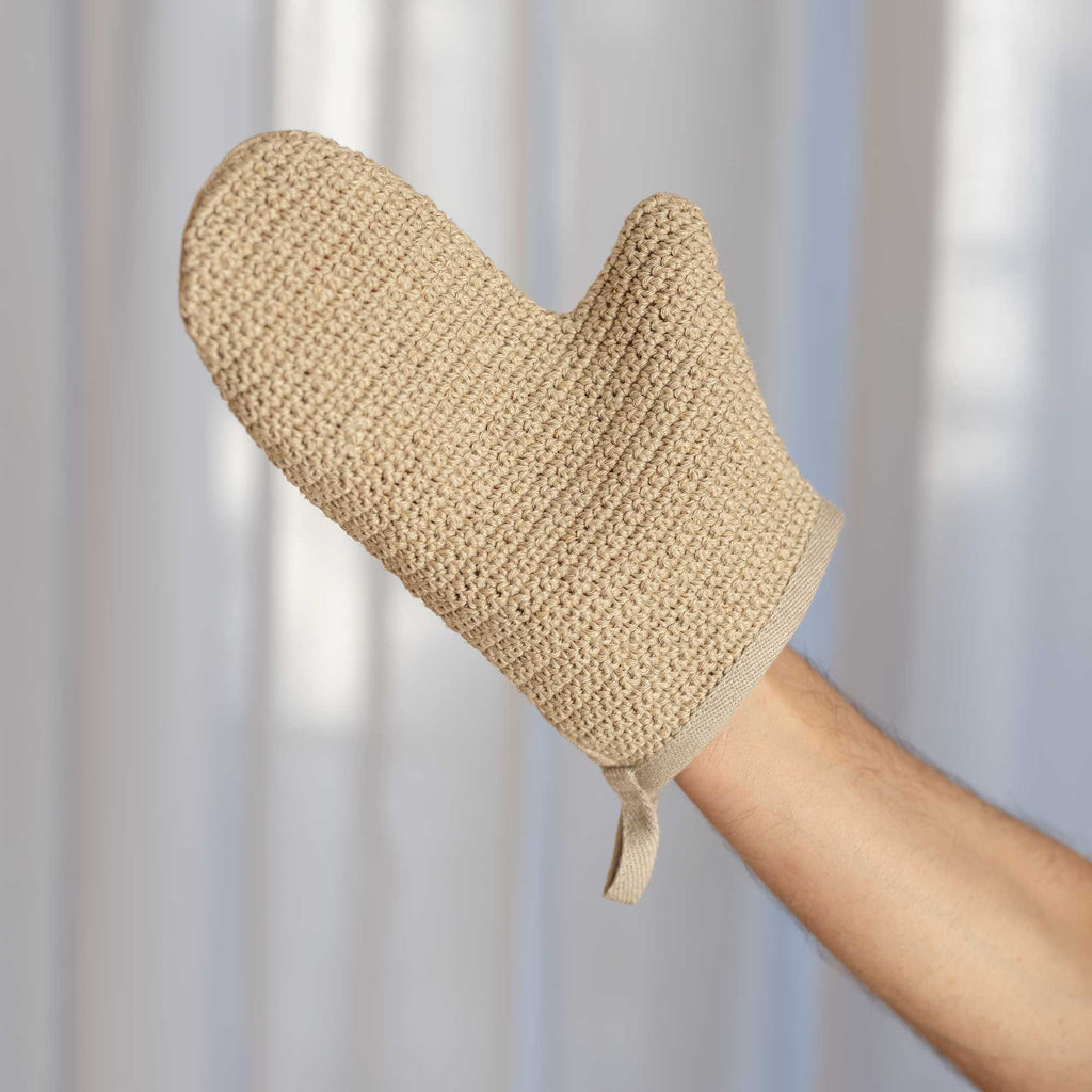 hemp scrub glove