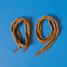 Load image into Gallery viewer, Easter Island 100% Hemp Shoelaces (Solid Colors) (Hand-crimped Copper Tips) (100% Biodegradable)