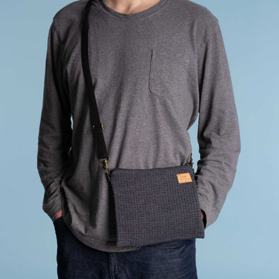 organic merino wool sacoche bag