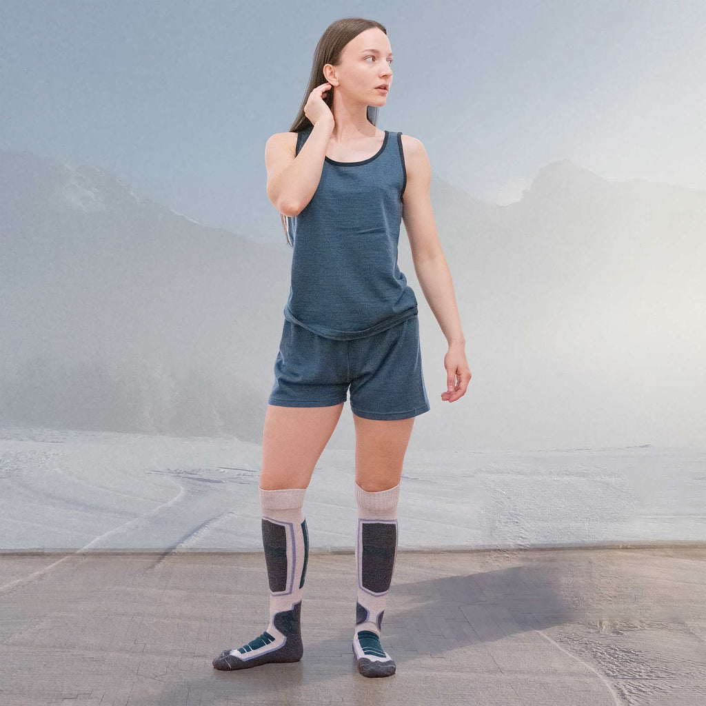 certified organic merino wool hiking socks