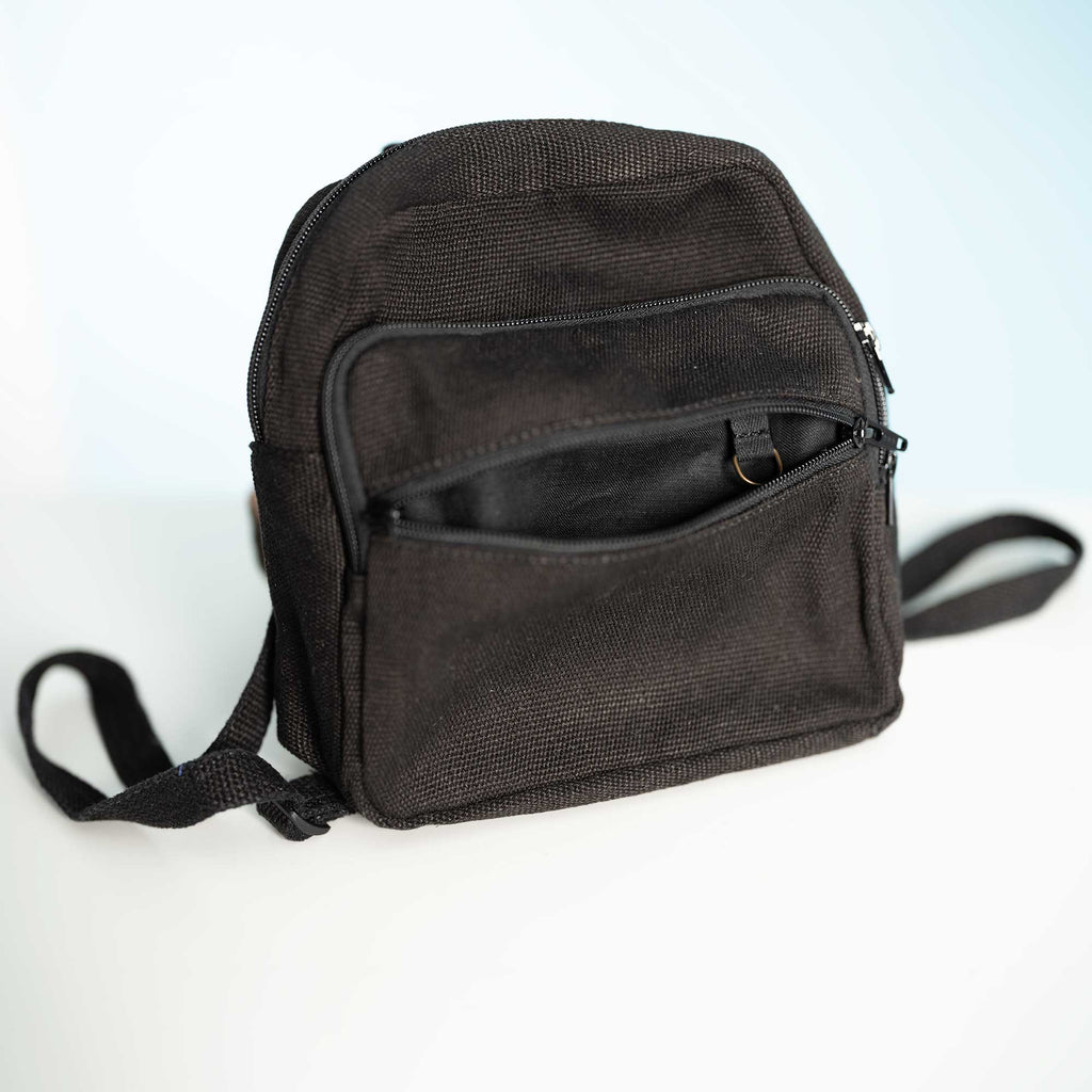 hemp mini backpack