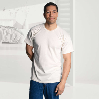 100% organic cotton T-shirt made in uSA