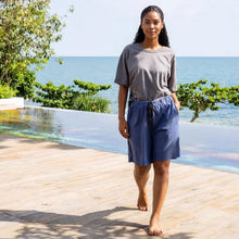 Load image into Gallery viewer, 100% organic cotton lounge shorts