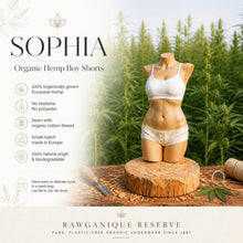 Load image into Gallery viewer, 100% hemp underwear for ladies plastic-free