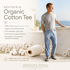 plastic-free 100% organic cotton t-shirt
