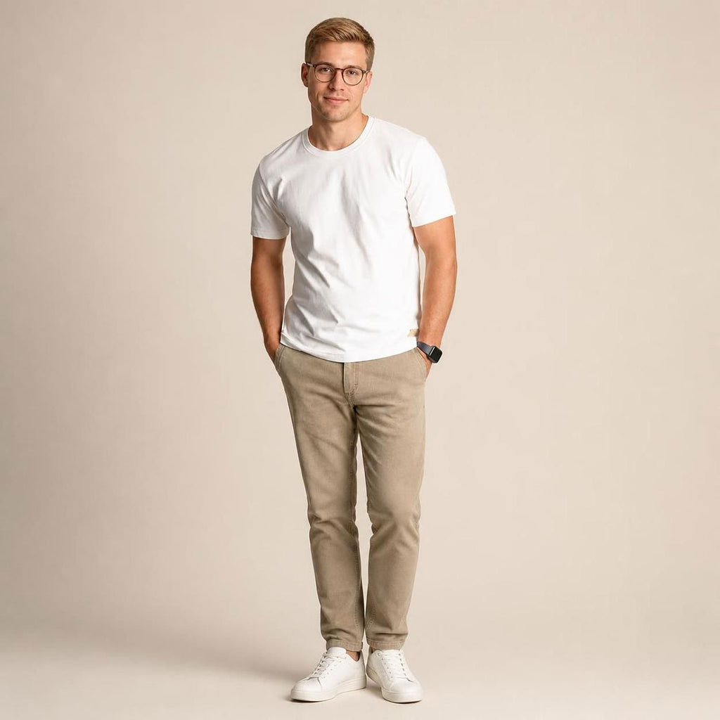 plastic-free 100% certified organic cotton t-shirt
