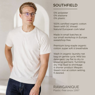 plastic-free 100% organic cotton t-shirt