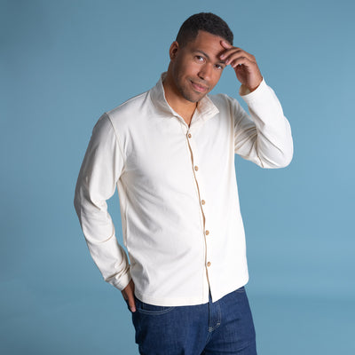 100% organic cotton knit shirt