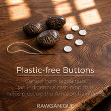Load image into Gallery viewer, plastic-free Tagua Nut Buttons