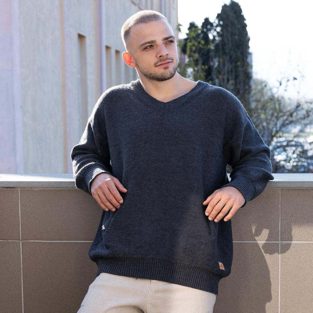 100% organic merino wool sweater