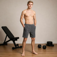 Load image into Gallery viewer, TETON 100% Organic Cotton Fleece Sweat Shorts (OC Thread, Covered Organic Elastic Waist, No Polyester, No Synthetics) (100% Biodegradable)