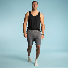 Load image into Gallery viewer, organic cotton fleece shorts with organic elastic