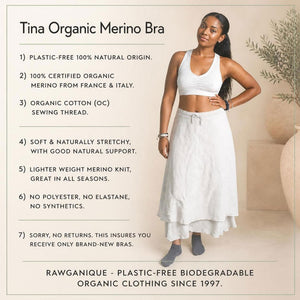organic merino bra