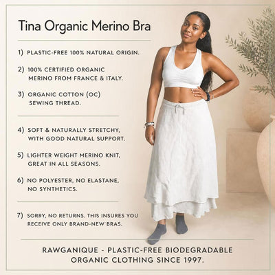 organic merino bra