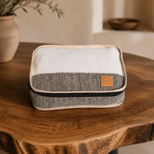 Load image into Gallery viewer, organic linen packing cubes plastic-free