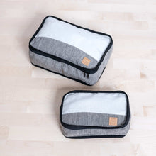 Load image into Gallery viewer, TOTORO 100% Organic Linen Packing Cubes - Travel Sorters &amp; Organizers (OC Thread, YKK Zippers) (99.99% Biodegradable)